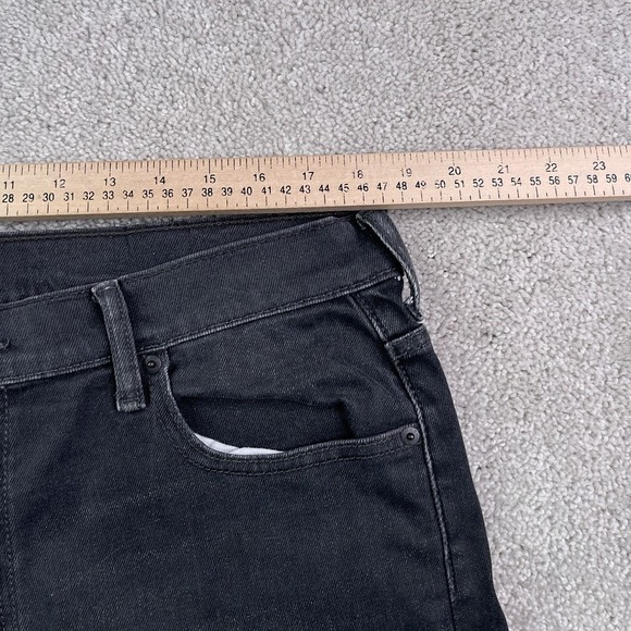 Levis 569 Jeans Mens 36x34 Grey Black Loose Straight Fit Baggy Stretch Denim - Picture 4 of 13